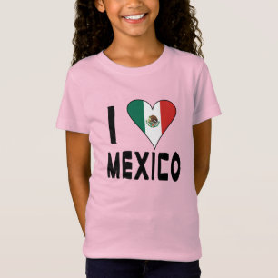 I Love Mexico Girl's T-Shirt