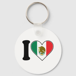 I Love Mexico Key Ring