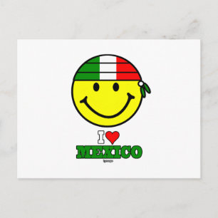 I LOVE MEXICO POSTCARD
