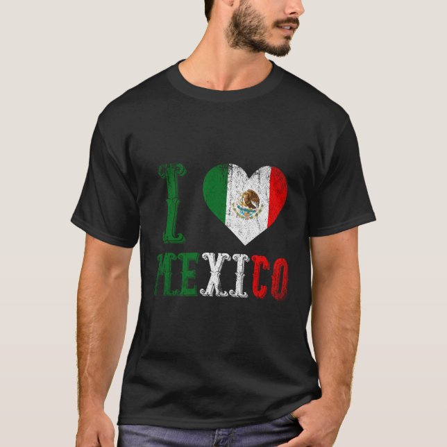 I Love Mexico T-Shirt (Front)