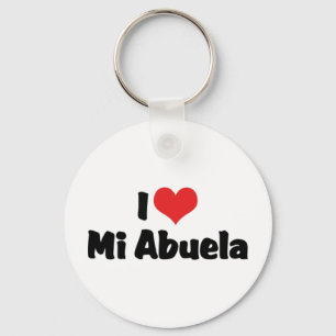 I Love Mi Abuela Keychain