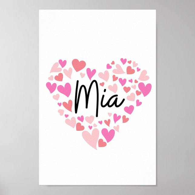 I love Mia Poster (Front)