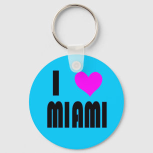 I Love Miami Florida USA keychain