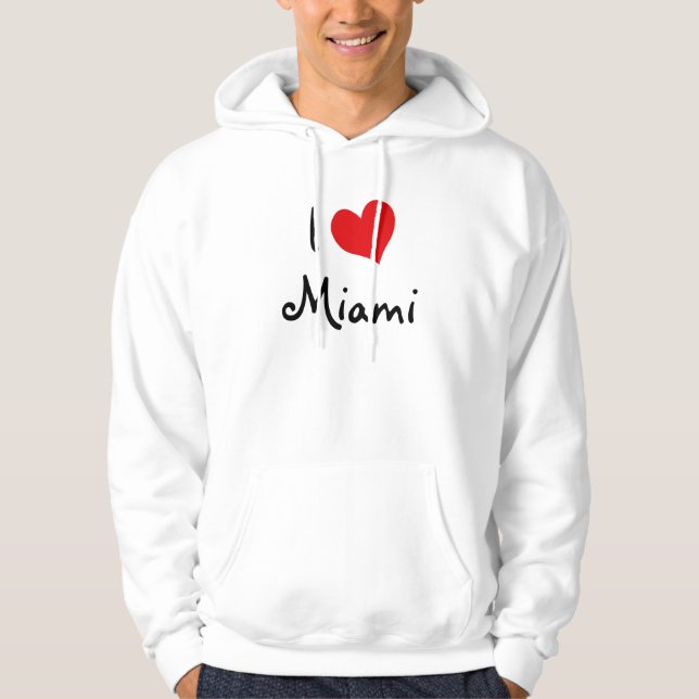 I Love Miami Hoodie (Front)