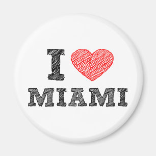 I Love Miami Magnet