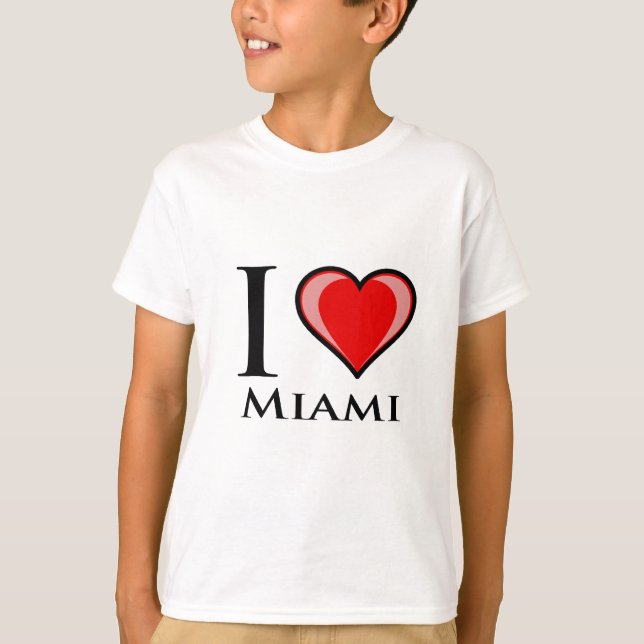 I Love Miami T-Shirt (Front)
