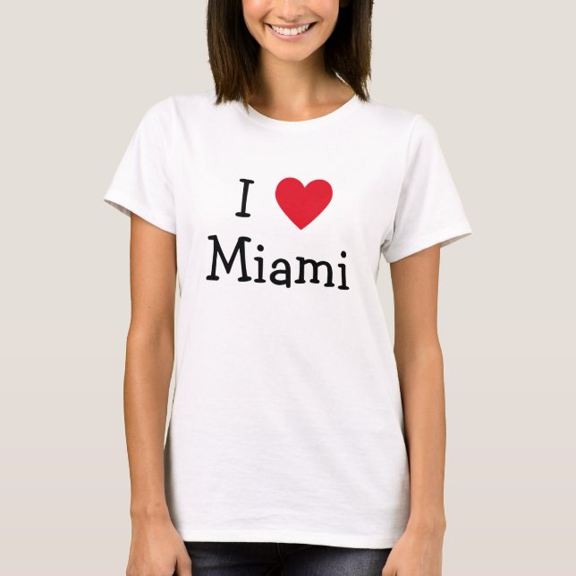 I Love Miami T-Shirt (Front)