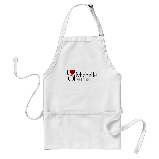 I Love Michelle Obama Standard Apron (Front)