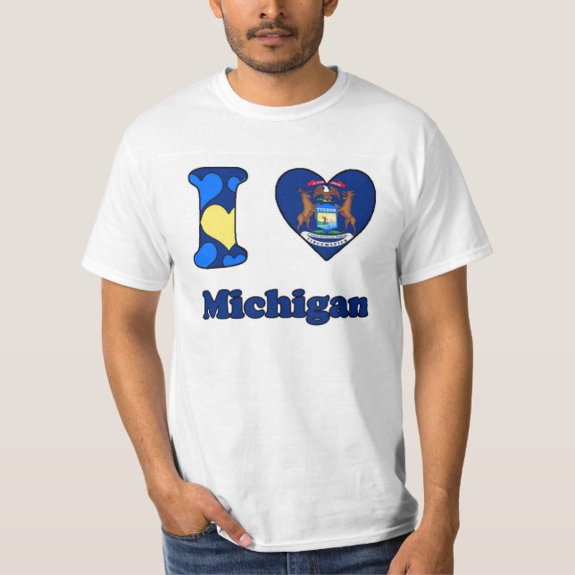I love Michigan T-Shirt (Front)