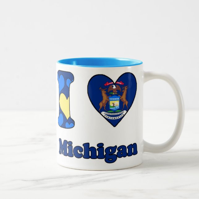 I love Michigan Two-Tone Coffee Mug (Right)