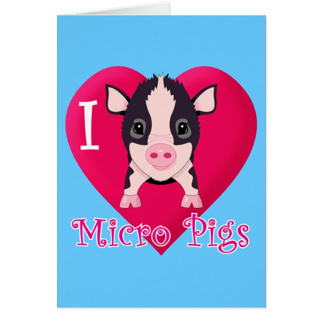 I Love Micro Pigs (Front)