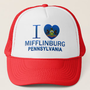 I Love Mifflinburg, PA Trucker Hat