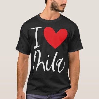 I Love Mila Name Personalised Girl Woman Bff Frien T-Shirt