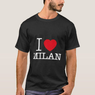 I Love Milan Amo Milano Illustration T-Shirt