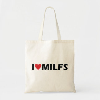 I Love MILFS Tote Bag