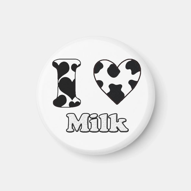 I love Milk Magneet Magnet (Front)