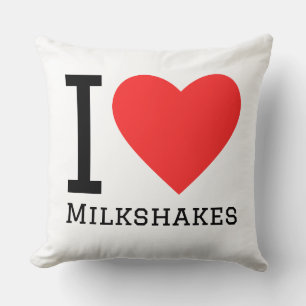 I love milkshakes cushion