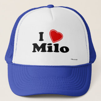 I Love Milo Trucker Hat