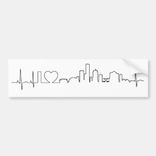 I love Milwaukee in an extraordinary ecg style Bumper Sticker