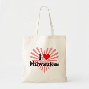 I Love Milwaukee, United States Tote Bag