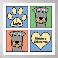 I Love Miniature Schnauzers