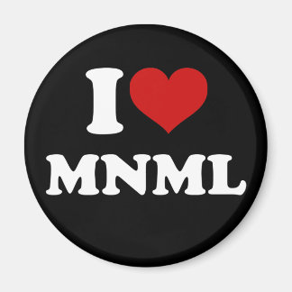I Love Minimal Magnet