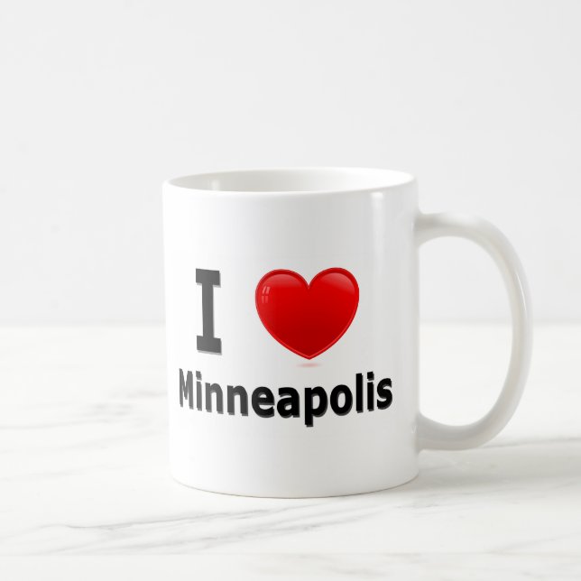 I Love Minneapolis Coffee Mug (Right)