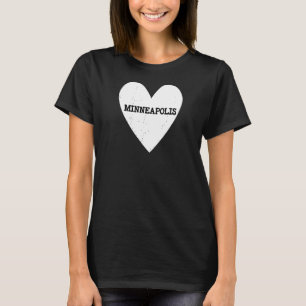I Love Minneapolis Minnesota Tourist Mn Traveller T-Shirt