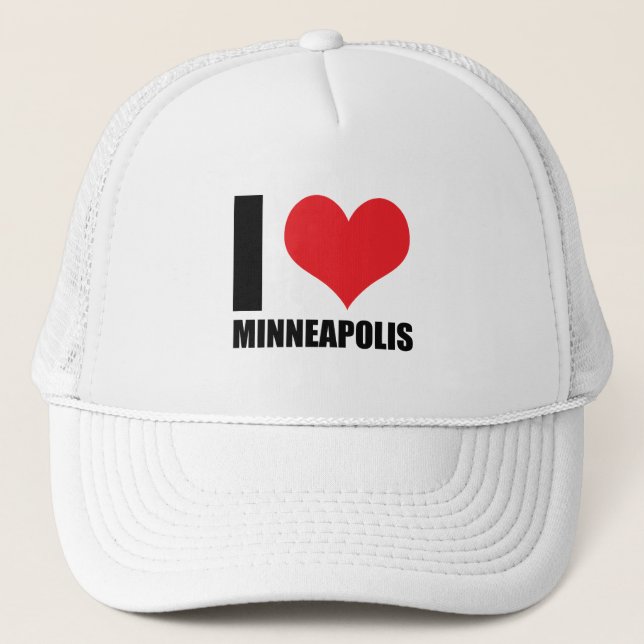 I love Minneapolis  Trucker Hat (Front)
