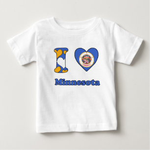 I love Minnesota Baby T-Shirt