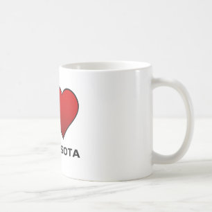 I LOVE MINNESOTA COFFEE MUG