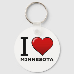 I LOVE MINNESOTA KEY RING