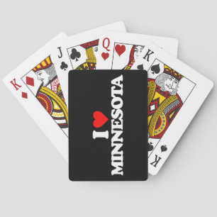 I LOVE MINNESOTA PLAYING CARDS