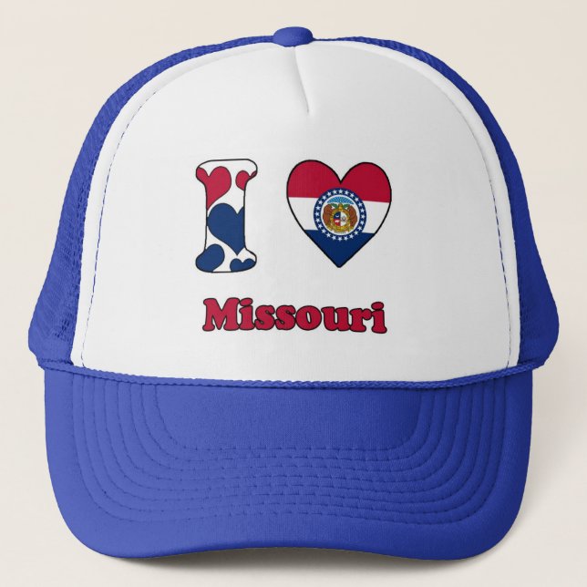 I love Missouri Trucker Hat (Front)