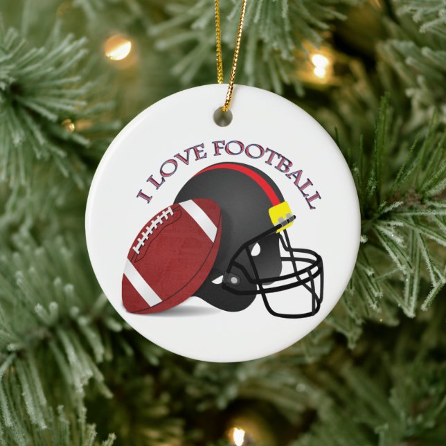 I love modern elegant trendy football ceramic tree decoration (Tree)