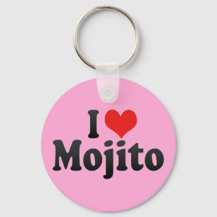 I Love Mojito Key Ring