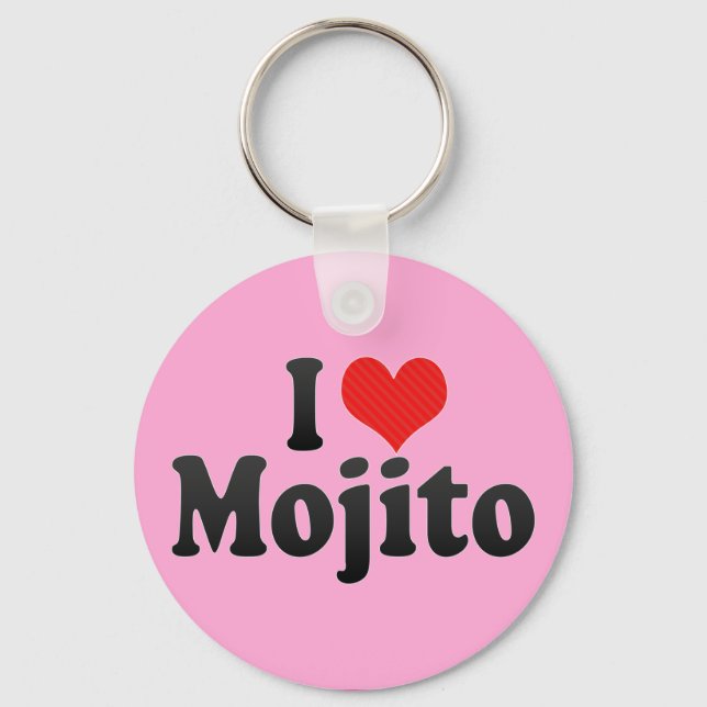 I Love Mojito Key Ring (Front)