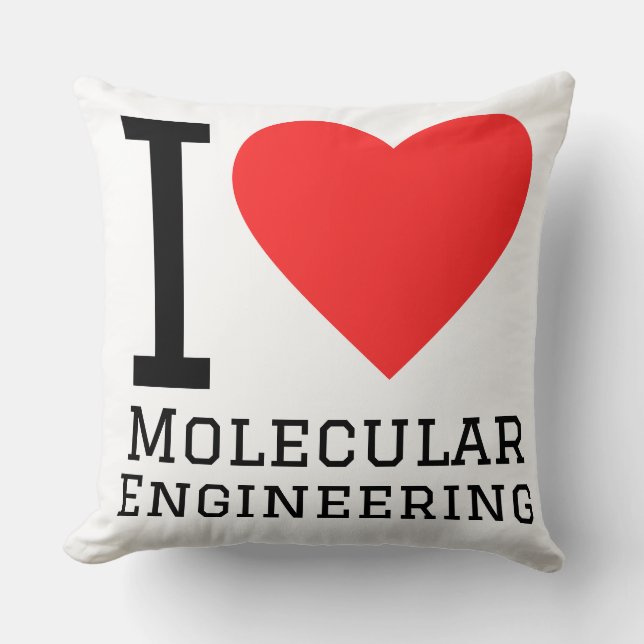I love molecular engineering  cushion (Front)