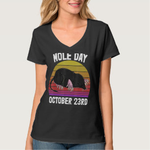 I Love Moles Day October 23 Men Cute Little Mole T-Shirt