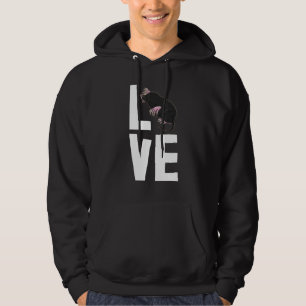 I Love Moles Day Women Cute Little Mole Love 1 Hoodie