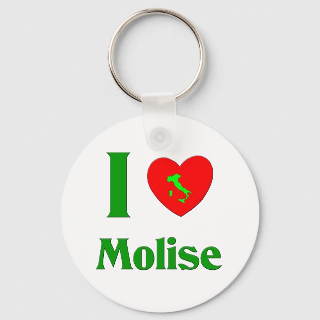I Love Molise  Italy Key Ring (Front)