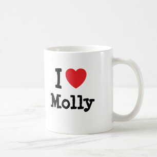 I love Molly heart T-Shirt Coffee Mug