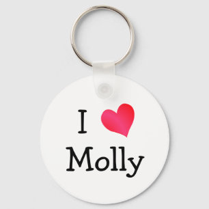 I Love Molly Key Ring