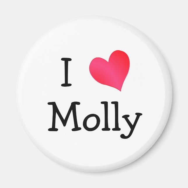 I Love Molly Magnet (Front)