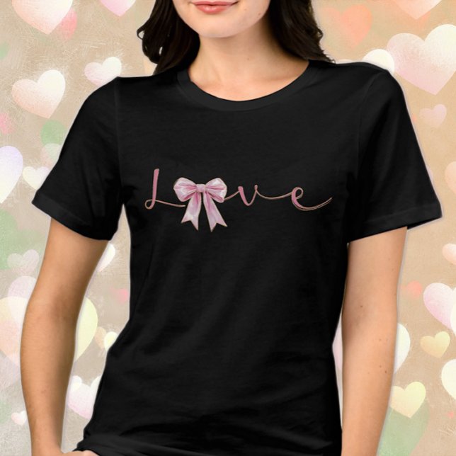 I Love Mom Bow 2 Tri-Blend Shirt (Creator Uploaded)