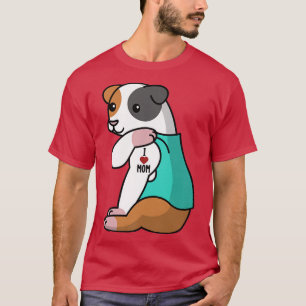 I Love Mom Tattoo Guinea Pig Mother Pet T-Shirt