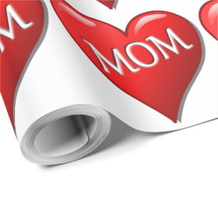 I LOVE MOM WRAPPING PAPER