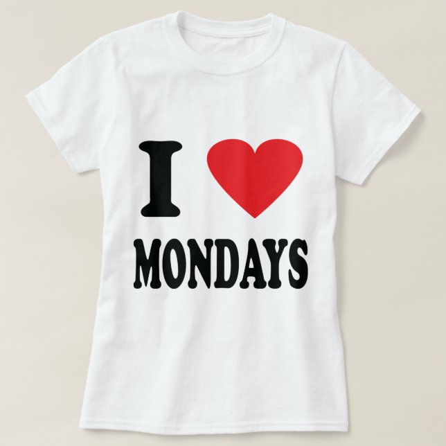 I love mondays icon T-Shirt (Design Front)