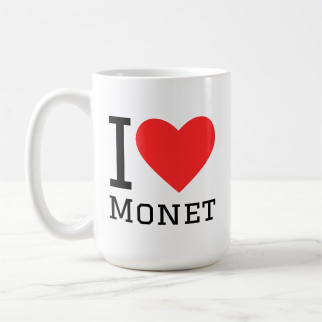 I love Monet  Coffee Mug (Left)