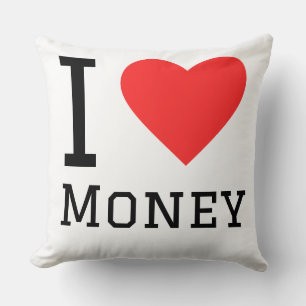 I love money cushion